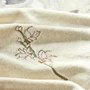 Toalha de Banho Almond Flowers Bordada 0,70 x 1,40 Boss Home