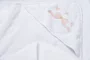 Toalha de Banho com Capuz Bambini Felice Trussardi Branco 80cm x 80cm