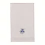 Toalha de Lavabo Fiore Linho Trussardi Branco 30cm x 50cm