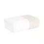 Toalha de Lavabo Linó Buddemeyer Luxus Branco/Rosa 30cm x 50cm