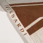 Toalha de Praia Trussardi + Lenny Niemeyer Listras Bege e Marrom