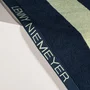 Toalha de Praia Trussardi + Lenny Niemeyer Moldura Verde e Marinho