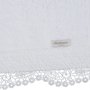 Toalha de Rosto Algodão Egípcio Lassi Buddemeyer Luxus Branco 48 X 90 cm 