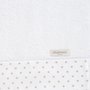 Toalha de Rosto Dots Buddemeyer Luxus Branco e Rosa Matte 48 x 90 cm