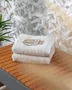 Toalha de Rosto Modena 48 x 80cm LCL Home By Trussardi Gelo