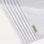 Toalha de Rosto Palladio Trussardi 48 x 80 cm Branco e Nebbia