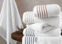Toalha De Rosto Palladio Trussardi Branco/Azzuro 48 x 80 cm