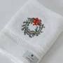 Toalha Lavabo 30x50 Guirlanda de Natal LCL
