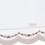 Toalha para Lavabo Vanguart Buddemeyer Luxus Branco e Vermelho 30 x 50 cm