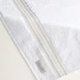 Toalha Rosto Barberine Trussardi Branco e Nocciola 48cm x 80cm