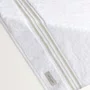 Toalha Rosto Barberine Trussardi Branco e Pistacchio 48cm x 80cm