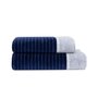 Toalha Rosto Tennis Stripes Azul Marinho Hugo Boss Home 55 x 1,00 cm