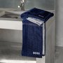 Toalha Rosto Tennis Stripes Azul Marinho Hugo Boss Home 55 x 1,00 cm