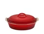 Travessa Oval com Tampa Heritage Le Creuset Vermelho 36 cm