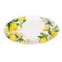 Travessa Oval Melamina Lemon Basil Michel Design 48,2x25,4x3cm