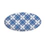 Travessa Oval Melanima Indigo Seas Michel Design 48,2x25,4x3cm