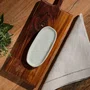 Travessa Oval Rasa Mini Orgânico Clay Porto Brasil 16,5 cm