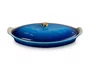 Travessa para Peixe com Tampa Heritage Le Creuset Azure 34 cm