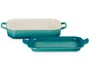Travessa Retangular com Tampa Prato Le Creuset Bleu Riviera 31 cm