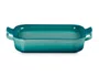 Travessa Retangular com Tampa Prato Le Creuset Bleu Riviera 31cm