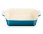 Travessa Retangular Heritage Le Creuset Deep Teal  26 cm