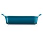Travessa Retangular Heritage Le Creuset Deep Teal  26 cm