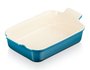 Travessa Retangular Heritage Le Creuset Deep Teal  26 cm