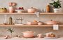 Travessa Retangular Heritage Le Creuset Pêche 26 cm