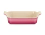 Travessa Retangular Heritage Le Creuset Rose Quartz 26 cm