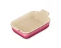 Travessa Retangular Heritage Le Creuset Rose Quartz 26 cm