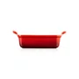 Travessa Retangular Heritage Le Creuset Vermelho 19 cm