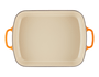 Travessa Retangular Signature Le Creuset Laranja 33 cm