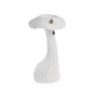 Vaso Cogumelo Sui Objetos Branco 19 cm