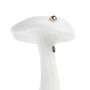Vaso Cogumelo Sui Objetos Branco 19 cm