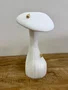 Vaso Cogumelo Sui Objetos Branco 23cm