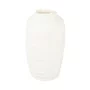 Vaso de Cerâmica Lucatti Branco 35 x 21 cm