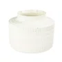Vaso de Cerâmica P Lucatti Branco 13 x 16 cm