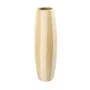 Vaso em Cerâmica G Lucatti Creme/Bege 48 x 12 cm