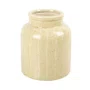 Vaso em Cerâmica Lucatti Bege 16 x 13 cm