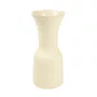 Vaso em Cerâmica P Lucatti Bege 28 x 12 cm