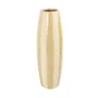 Vaso em Cerâmica P Lucatti Creme/Bege 41 x 12 cm