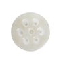 Vaso Gotas Em Vidro Mel 26 cm