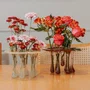 Vaso Gotas Em Vidro Mel 26 cm