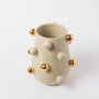 Vaso Nina Bolotas Ouro Alternado Nude Marô Antunes