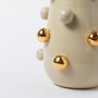 Vaso Nina Bolotas Ouro Alternado Nude Marô Antunes