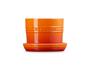Vaso Para Ervas Com Bandeja Laranja Le Creuset 14 cm