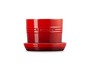 Vaso Para Ervas C/ Bandeja Vermelho Le Creuset 14CM