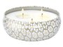 Vela 3 Pavios Lata Suede Blanc Voluspa 60 horas
