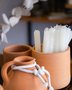 Vela Castiçal Frisado G Off White Labonni