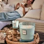 Vela Copo De Vidro Clássico California Summers Voluspa 60 Horas